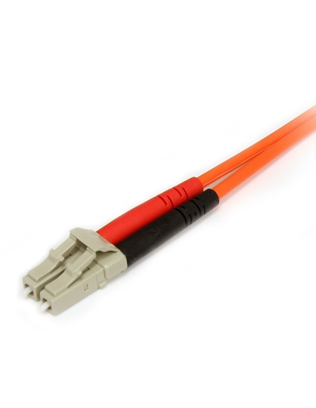 StarTech.com Cable Adaptador de Red de 1m Multimodo Dúplex Fibra Í?ptica LC-SC 62,5 125 - Patch Duplex Naranja