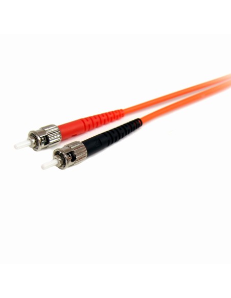 StarTech.com Cable Patch de Fibra Duplex Multimodo 62,5 125 1m LC - ST Naranja