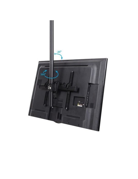 StarTech.com Soporte de Montaje de Techo para Televisor o Monitor de Pantalla Plana LCD, LED o Plasma de 32 a 70 Pulgadas Negro