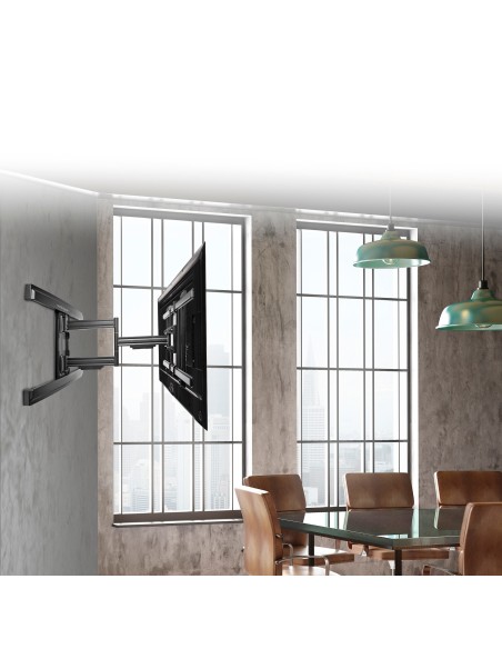 StarTech.com Soporte Montura de Pared con Movimiento Total para TV - con Brazo Articulado Negro