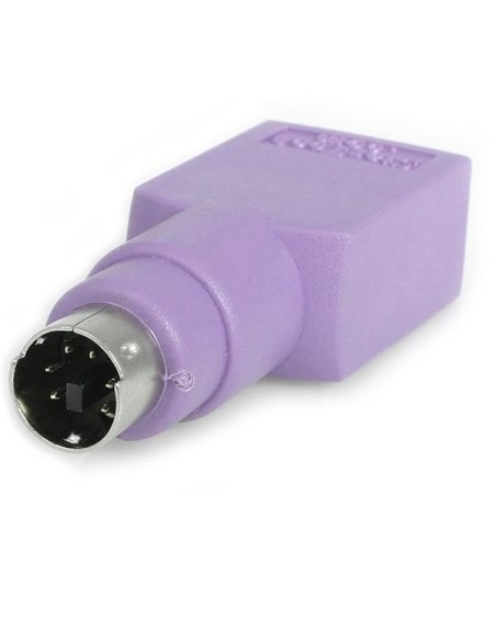 StarTech.com Adaptador Teclado USB tipo A Hembra a conector PS 2 Macho MiniDIN Violeta