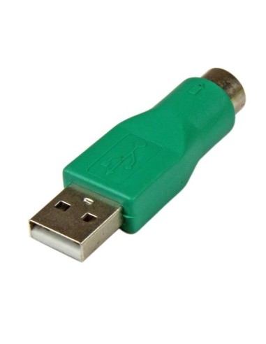 StarTech.com Adaptador Ratón conector PS 2 MiniDIN Hembra a USB Macho Verde