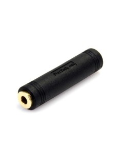 StarTech.com Adaptador Audio 3.5mm Hembra a 3,5mm Hembra Negro