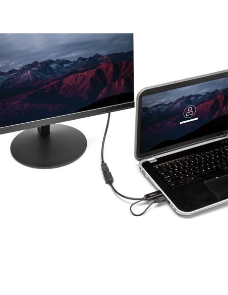 StarTech.com Adaptador Conversor HDMI a DisplayPort - 4K - Negro