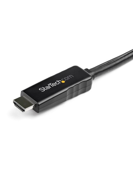StarTech.com Cable de 2m HDMI a DisplayPort - 4K 30Hz - Fuente de energÍ­a USB - Negro