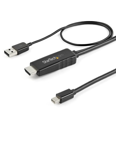 StarTech.com Cable HDMI a Mini DisplayPort - 4K 30Hz -Macho a Macho - 1m - Negro