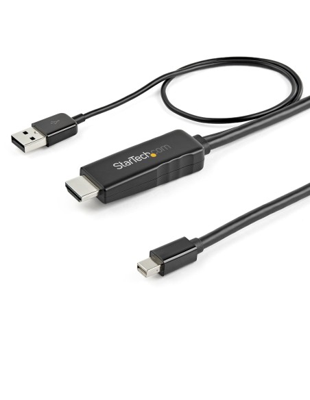 StarTech.com Cable HDMI a Mini DisplayPort - 4K 30Hz -Macho a Macho - 1m - Negro
