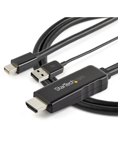 StarTech.com Cable HDMI a Mini DisplayPort - 4K 30Hz -Macho a Macho - 1m - Negro
