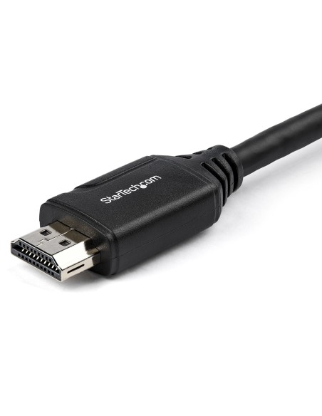 StarTech.com Cable de 15cm de Extensión Alargador HDMI 2.0 de Alta Velocidad - Extensor de Puertos - 4K de 60Hz - Negro