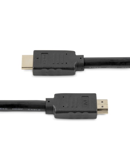StarTech.com Cable de 15m HDMI con ethernet de alta velocidad Activo 4K - Cable HDMI CL2 para Instalación en Pared - Negro