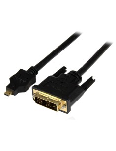 StarTech.com Adaptador Cable Conversor de 1m - Micro HDMI a DVI-D Macho a Macho para Tablet y Teléfono Móvil - Negro