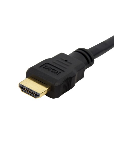 StarTech.com Cable HDMI para montaje en Panel - Hembra a Macho - 0.9m Negro