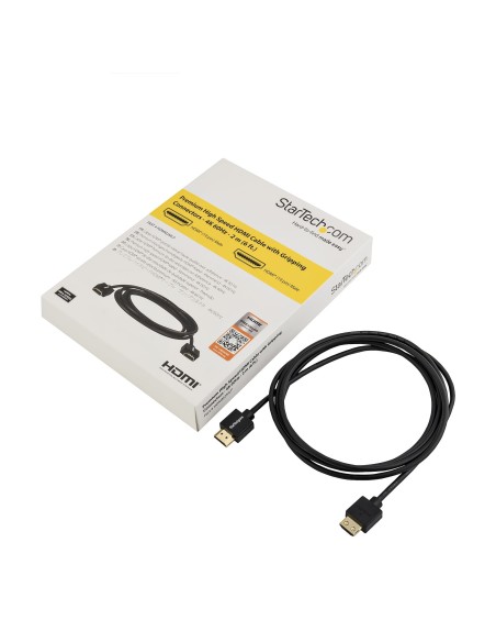 StarTech.com HDMM2MLP cable HDMI tipo A Estándar - Macho a Macho - 2m Negro
