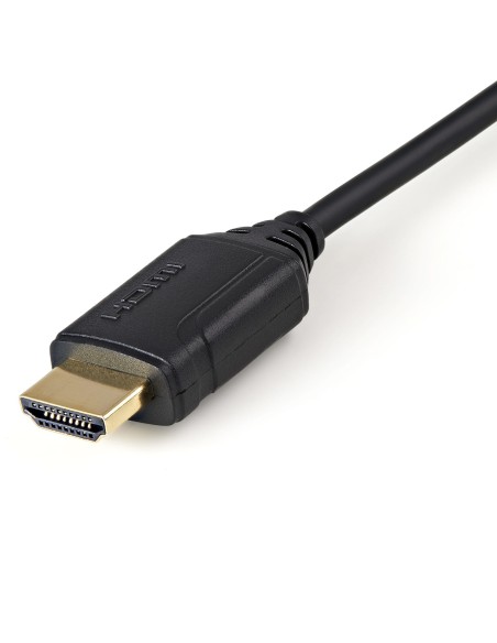 StarTech.com Cable de 0,5m HDMI de alta velocidad premium con Ethernet - 4K 60Hz - Cable para Blu-Ray UltraHD 4K 2.0 - Negro