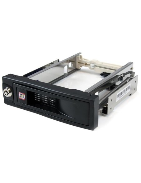StarTech.com Rack Móvil Aluminio para Disco Duro HDD SATA de 3.5 Negro