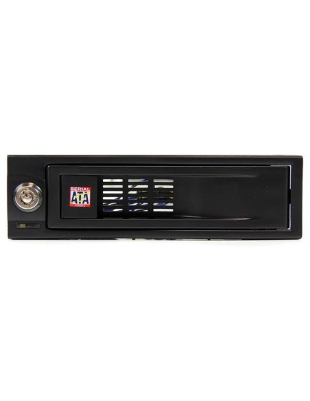 StarTech.com Rack Móvil Aluminio para Disco Duro HDD SATA de 3.5 Negro