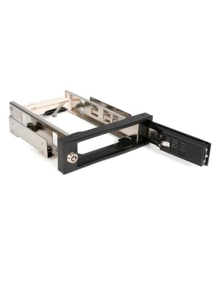 StarTech.com Rack Móvil Aluminio para Disco Duro HDD SATA de 3.5 Negro