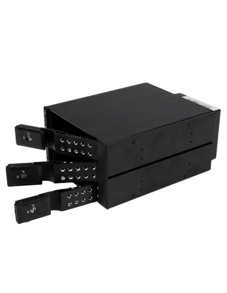 StarTech.com Rack Móvil Backplane con 3 BahÍ­as Hot Swap de 3.5 Negro