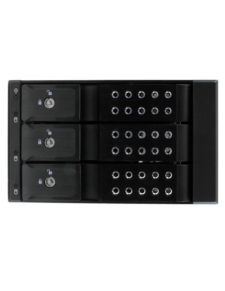 StarTech.com Rack Móvil Backplane con 3 BahÍ­as Hot Swap de 3.5 Negro