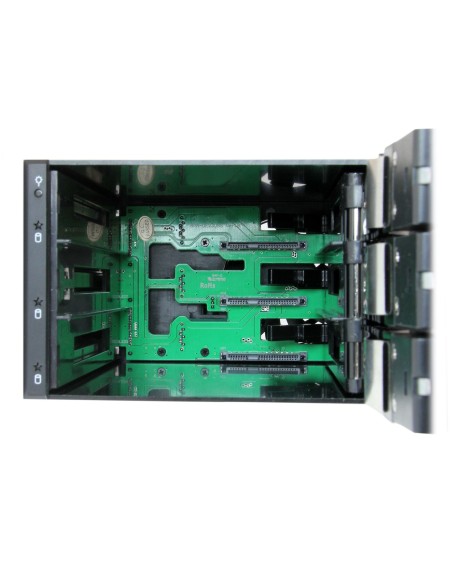 StarTech.com Rack Móvil Backplane con 3 BahÍ­as Hot Swap de 3.5 Negro