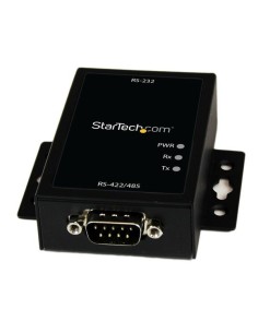 StarTech.com Conversor Adaptador Serie RS232 a RSS422 y RS485 - Puerto Serial DB9 Protección Electrostática 15KV Negro