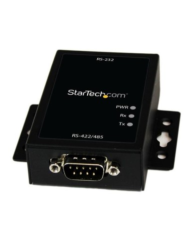 StarTech.com Conversor Adaptador Serie RS232 a RSS422 y RS485 - Puerto Serial DB9 Protección Electrostática 15KV Negro