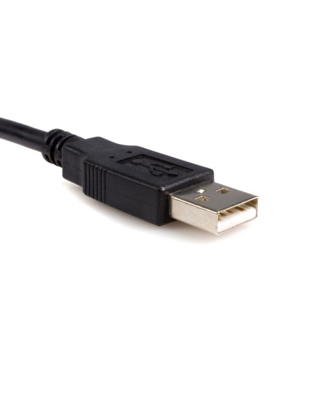 StarTech.com Cable Adaptador de Impresora Paralelo Centronics a USB A - 1.9m Negro