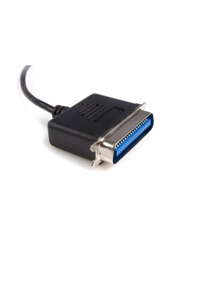StarTech.com Cable Adaptador de Impresora Centronics a USB A - 3m Negro