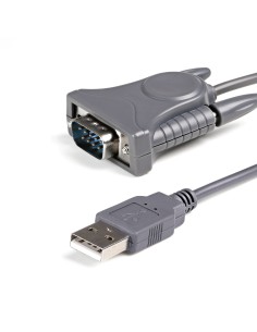 StarTech.com Cable Adaptador de 0.9m USB a Serie Serial DB9 DB25 RS232 - 0.9m Negro