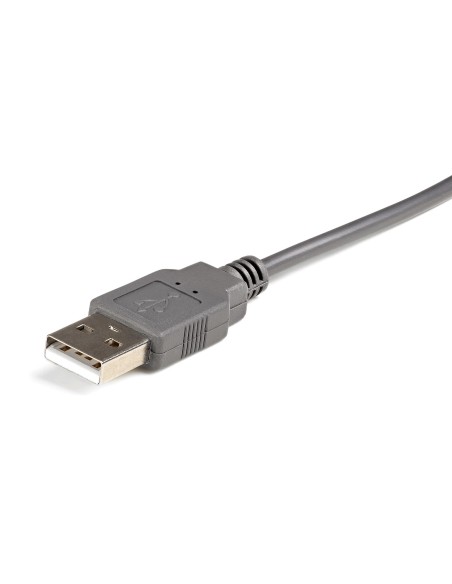 StarTech.com Cable Adaptador de 0.9m USB a Serie Serial DB9 DB25 RS232 - 0.9m Negro