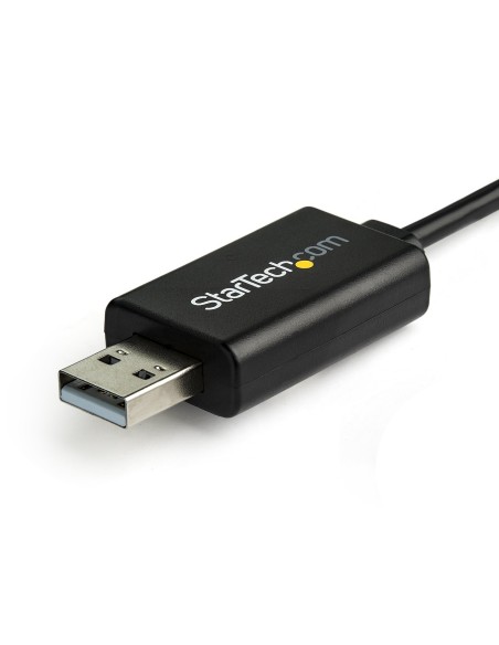 StarTech.com Cable Rollover para Consola Cisco - USB a RJ45 - 1.8m Negro
