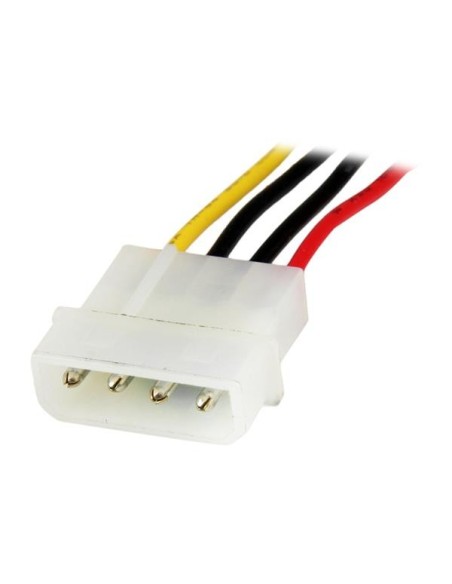 StarTech.com LP4POWEXT12 Cable Extensión de Alimentación Corriente Molex LP4 - 4 pines Macho a Hembra - Multicolor