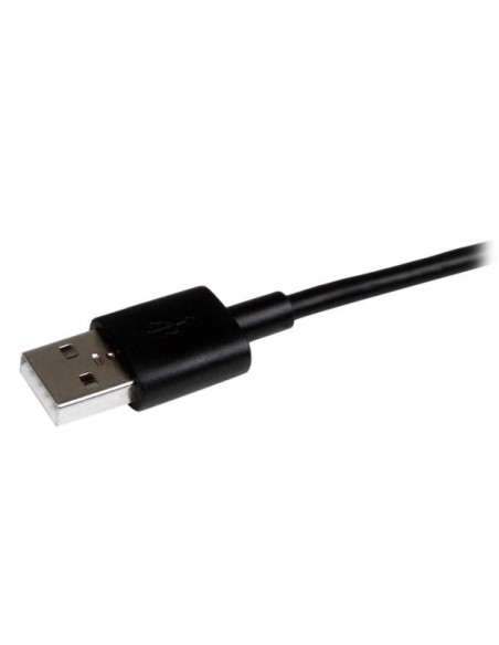 StarTech.com Cable Lightning, Dock de 30 pines o Micro USB a USB - 1m Color Negro