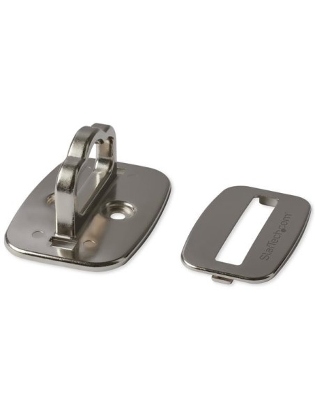 StarTech.com Anclaje para Cable de Seguridad de Ordenador Portátil - Grande acero - Plata