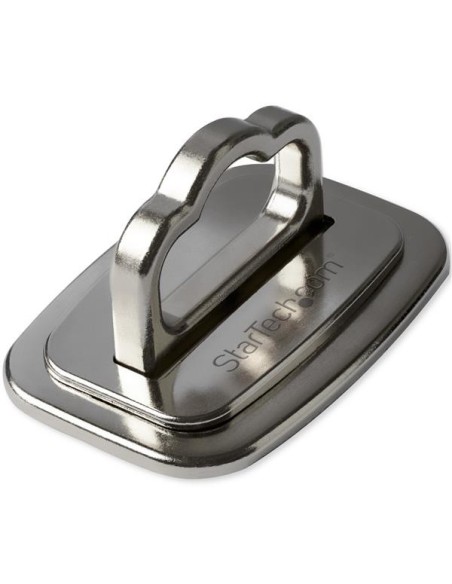 StarTech.com Anclaje para Cable de Seguridad de Ordenador Portátil - Grande acero - Plata