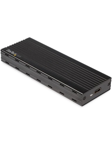 StarTech.com Caja Disco M.2 NVMe para SSD PCIe - Caja USB 3.1 Gen 2 Type-C - Negro