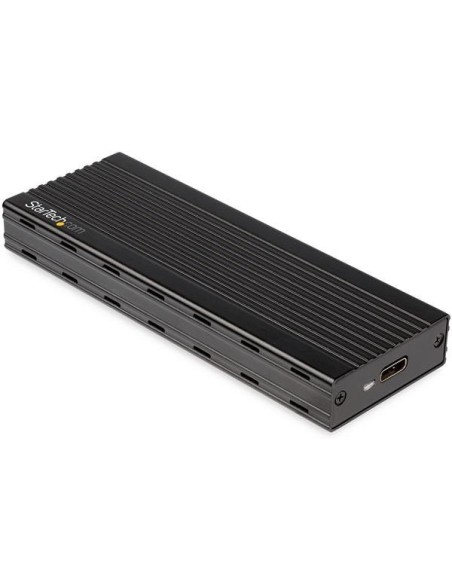 StarTech.com Caja Disco M.2 NVMe para SSD PCIe - Caja USB 3.1 Gen 2 Type-C - Negro