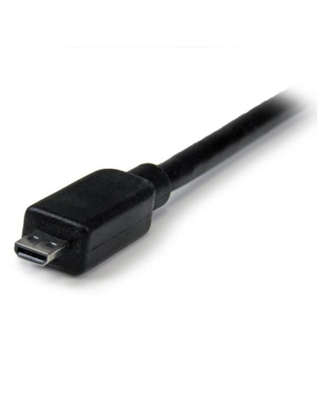StarTech.com Cable Adaptador Externo Conversor de VÍ­deo y Audio Micro HDMI a VGA - 1920x1200 Negro