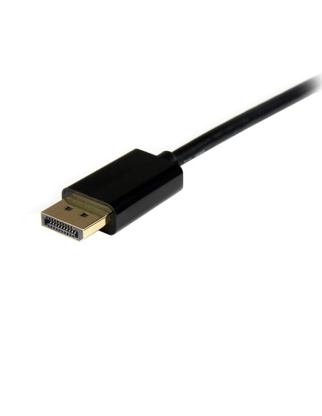 StarTech.com Cable Adaptador Mini DisplayPort 1.2 Macho a Displayport Macho - 4k de Monitor - 1m Negro