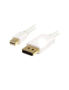 StarTech.com Cable Adaptador Mini DisplayPort 1.2 Macho a Displayport Macho - 4k de monitor - 2m Blanco