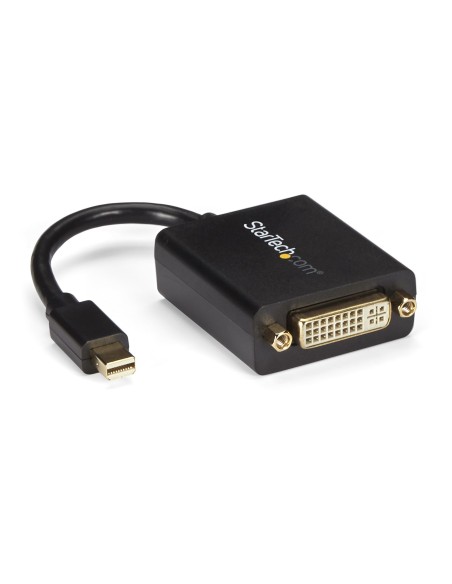 StarTech.com Adaptador Conversor de VÍ­deo Mini DisplayPort a DVI - Convertidor DP Pasivo - 1920x1200 - Negro