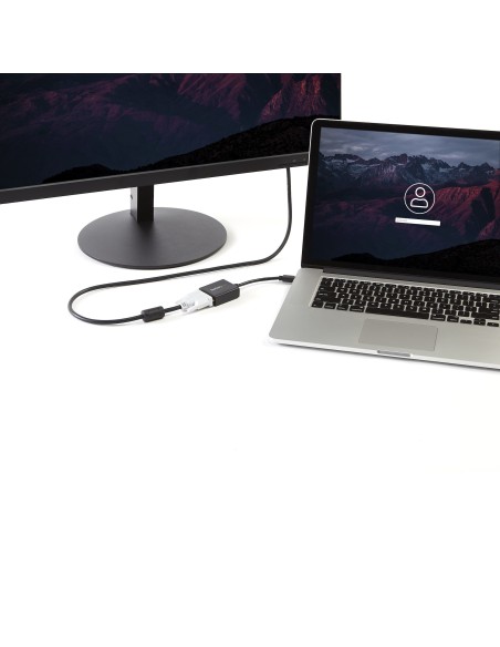 StarTech.com Adaptador Conversor de VÍ­deo Mini DisplayPort a DVI - Convertidor DP Pasivo - 1920x1200 - Negro