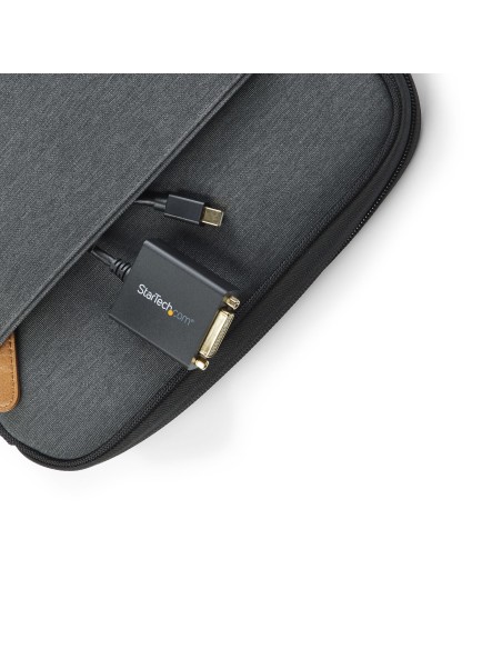 StarTech.com Adaptador Conversor de VÍ­deo Mini DisplayPort a DVI - Convertidor DP Pasivo - 1920x1200 - Negro