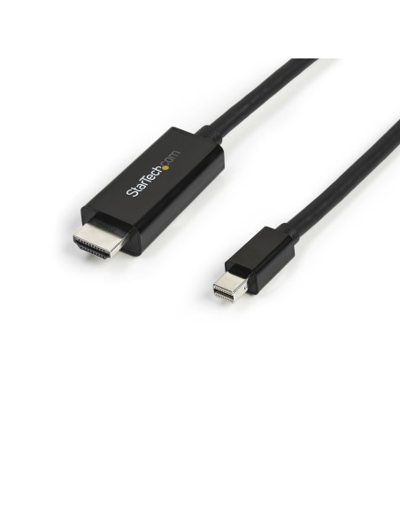 StarTech.com Cable Adaptador Mini DisplayPort a HDMI Macho a Macho - 4K 30Hz - 3m Negro