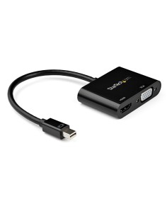 StarTech.com Adaptador Mini DisplayPort a HDMI o VGA - 4K 60Hz Negro