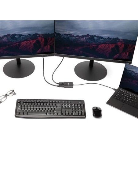 StarTech.com MSTCDP122DP Adaptador gráfico USB tipo C a DISPLAYPORT 3840 x 2160 Pixeles Negro