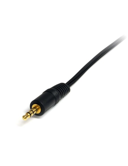 StarTech.com Cable Adaptador de Mini-Jack a RCA 91cm - Jack 3,5mm Macho - 2xRCA Macho - 0.92m Negro