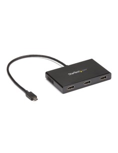 StarTech.com MSTCDP123HD Adaptador gráfico USB tipo-c a 3x HDMI 3840 x 2160 Pixeles Negro