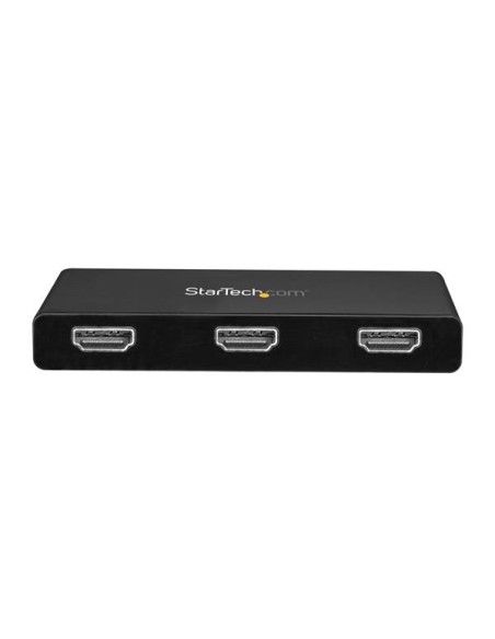 StarTech.com MSTCDP123HD Adaptador gráfico USB tipo-c a 3x HDMI 3840 x 2160 Pixeles Negro