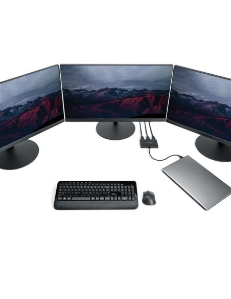 StarTech.com MSTCDP123HD Adaptador gráfico USB tipo-c a 3x HDMI 3840 x 2160 Pixeles Negro